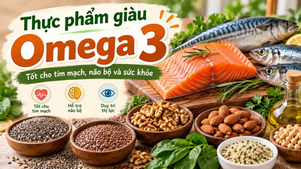 Top 10 thực phẩm giàu Omega 3 dễ tìm và chế biến hiện nay